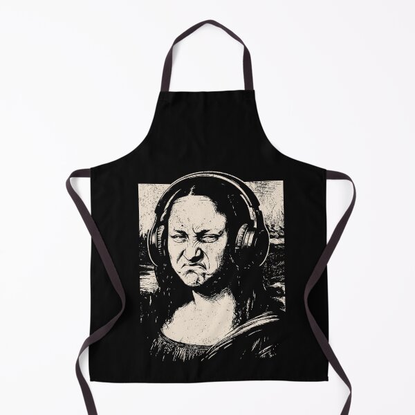 Item preview, Mona Lisa Bass Face Shirt Funny Music Lovers DJs Producers designed and sold by mareix.
