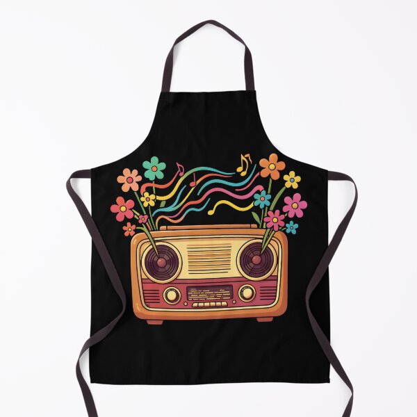 Item preview, Retro Vintage Radio Floral Groovy Music Aesthetic designed and sold by KCasual.