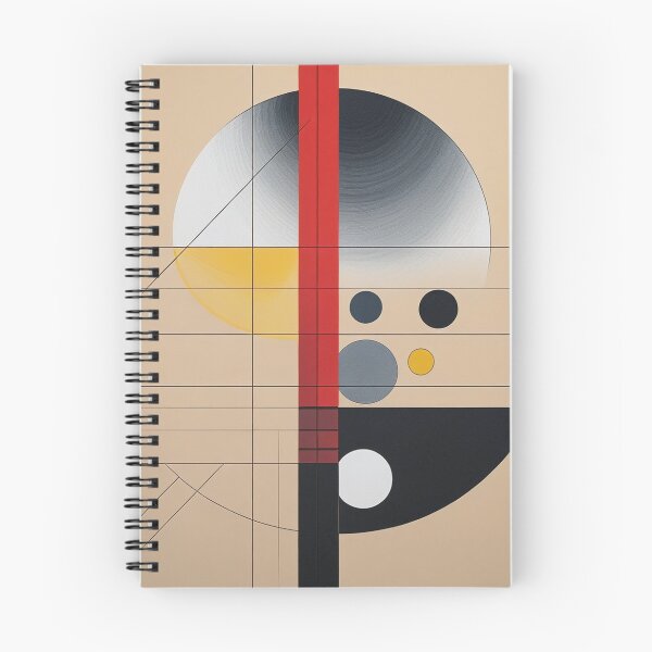 Item preview, Bauhaus Geometry Abstract Minimalist Circle Composition designed and sold by semenol.
