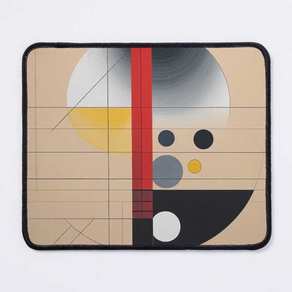 Item preview, Bauhaus Geometry Abstract Minimalist Circle Composition designed and sold by semenol.