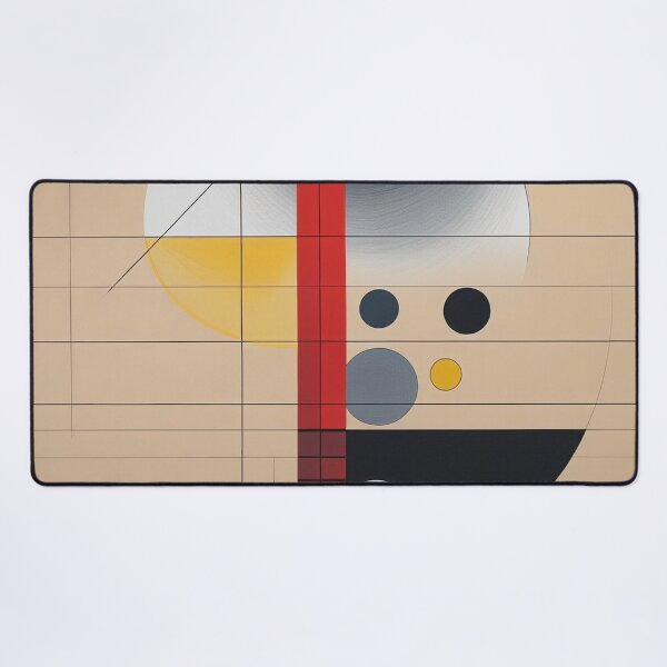 Item preview, Bauhaus Geometry Abstract Minimalist Circle Composition designed and sold by semenol.