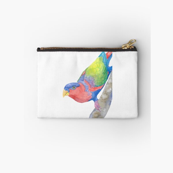 Item preview, Black-capped Lory Watercolor Portrait designed and sold by averyfoxdesigns.