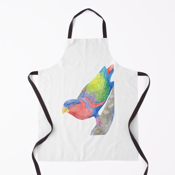 Item preview, Black-capped Lory Watercolor Portrait designed and sold by averyfoxdesigns.