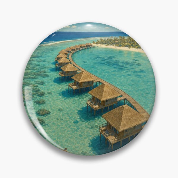 Item preview, Maldives Travel Souvenir - Vintage Illustration designed and sold by VisualArtsOasis.