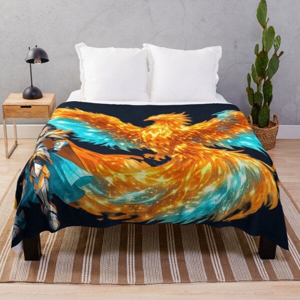 Item preview, Holographic Phoenix Guardian – Original Anime Warrior designed and sold by Sticleg.