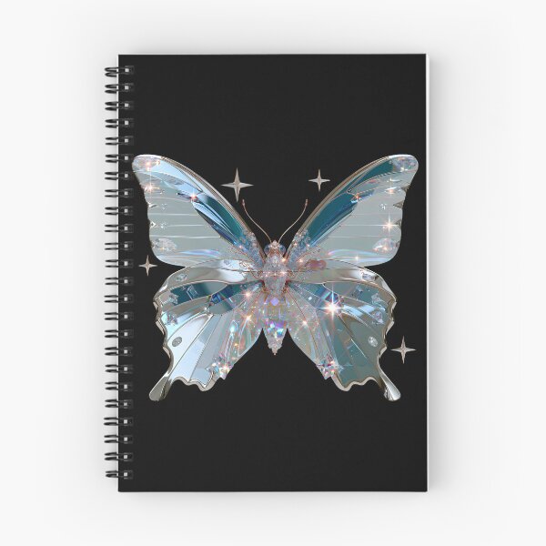 Item preview, Ice Blue Cyber Fairy Butterfly – Chrome Y2K Vector Aesthetic v4 designed and sold by daila70.