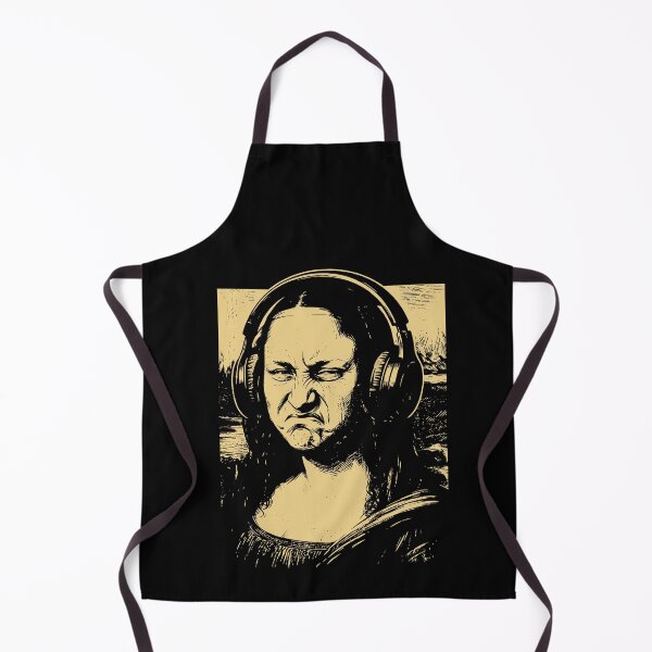 Item preview, Mona Lisa Bass Face Shirt Funny Music Lovers DJs Producers designed and sold by mareix.