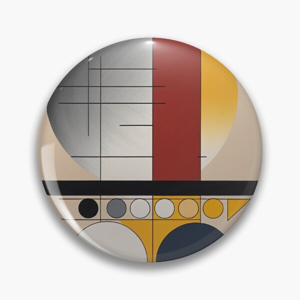 Item preview, Modernist Geometric Blueprint Abstract with Gradient Circles designed and sold by semenol.