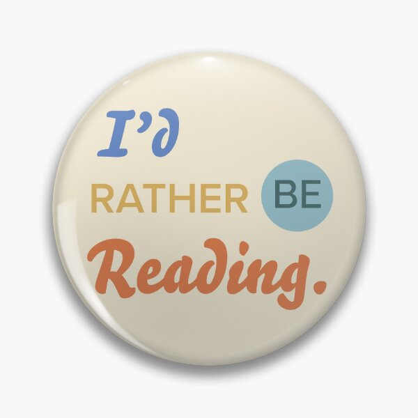 Item preview, I'd Rather Be Reading – Colorful Playful Book Lover Art Gift for Bookworms designed and sold by Hello Hobbies.