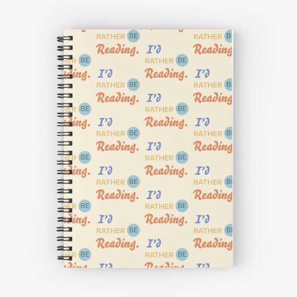 Item preview, I'd Rather Be Reading – Colorful Playful Book Lover Art Gift for Bookworms designed and sold by Hello Hobbies.