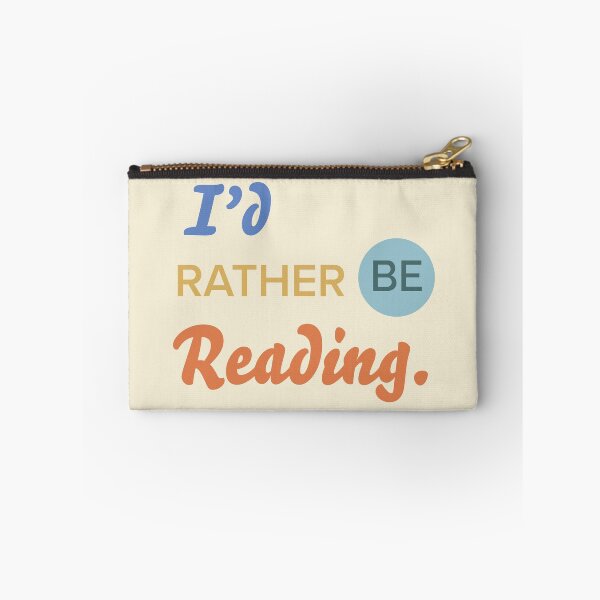 Item preview, I'd Rather Be Reading – Colorful Playful Book Lover Art Gift for Bookworms designed and sold by Hello Hobbies.