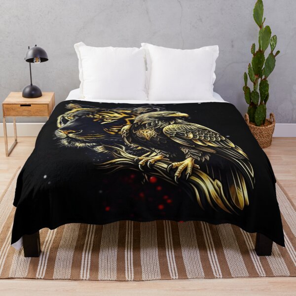 Item preview, A Majestic Fusion of A Tiger and Eagle Animal Portrait Illustration Nature’s Apex Predators designed and sold by Matt_Smith.