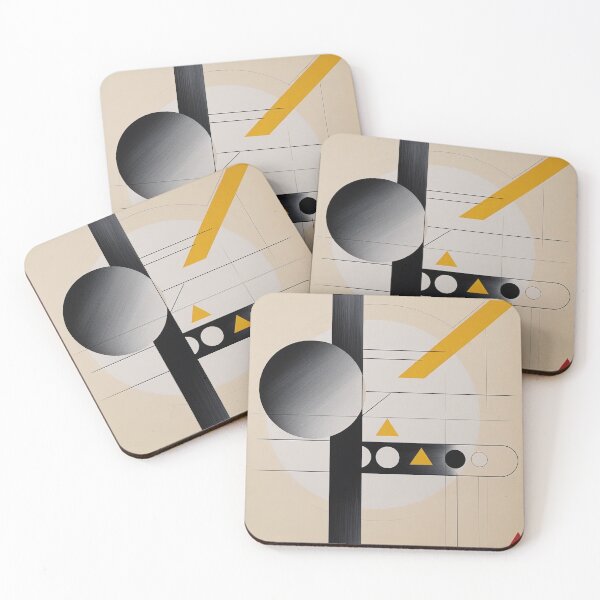 Item preview, Minimal Bauhaus Inspired Geometric Abstract Design designed and sold by semenol.