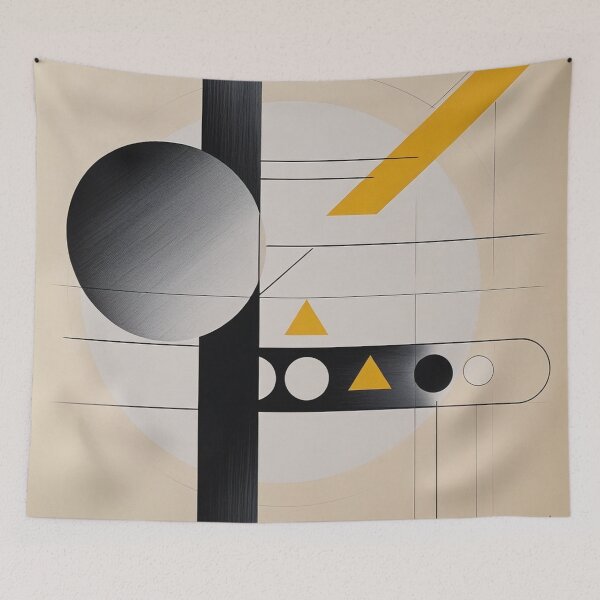 Item preview, Minimal Bauhaus Inspired Geometric Abstract Design designed and sold by semenol.