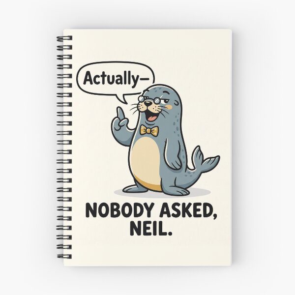 Item preview, Nobody Asked Shirt – Funny Know It All Seal Cartoon Sarcastic Tee designed and sold by DmaarGroup.
