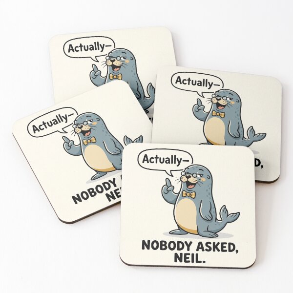 Item preview, Nobody Asked Shirt – Funny Know It All Seal Cartoon Sarcastic Tee designed and sold by DmaarGroup.