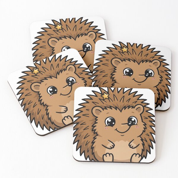 Item preview, Hedgehog with Star on Spines designed and sold by pumsquare.