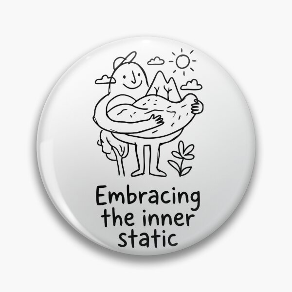 Item preview, Embracing The Inner Static designed and sold by Slightly-Off.