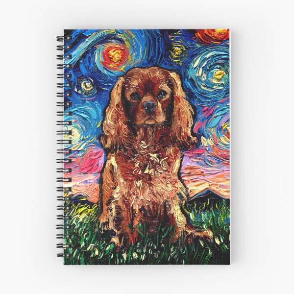 Item preview, Ruby Cavalier King Charles Spaniel Night designed and sold by AjaTrier.
