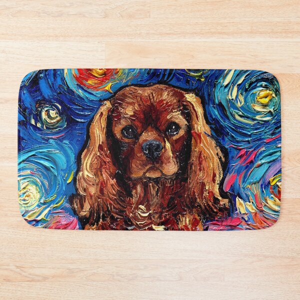 Item preview, Ruby Cavalier King Charles Spaniel Night designed and sold by AjaTrier.