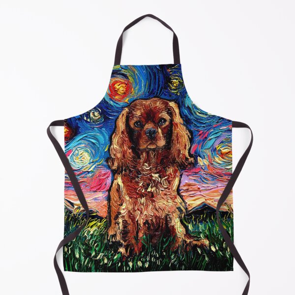 Item preview, Ruby Cavalier King Charles Spaniel Night designed and sold by AjaTrier.