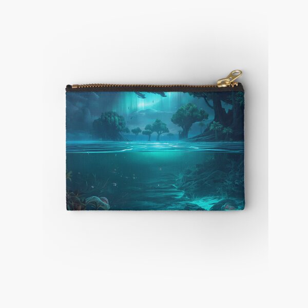 Item preview, Cosmic Ocean Forest Alien Fantasy Landscape designed and sold by Luminous Wilds.