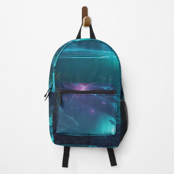 Item preview, Cosmic Ocean Forest Alien Fantasy Landscape designed and sold by Luminous Wilds.