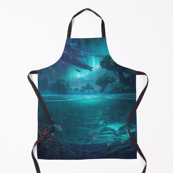 Item preview, Cosmic Ocean Forest Alien Fantasy Landscape designed and sold by Luminous Wilds.