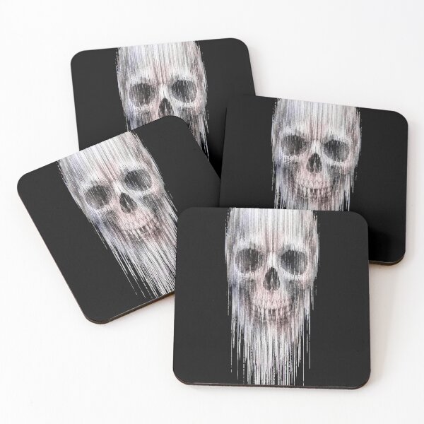 Item preview, Glitch Art Skull Dark Gothic Grunge Design designed and sold by Munib320.