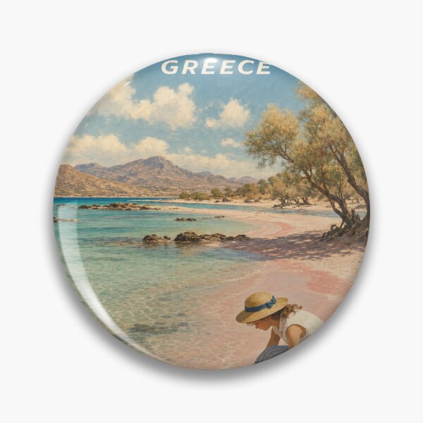 Item preview, Crete Greece Travel Souvenir - Vintage Illustration designed and sold by VisualArtsOasis.