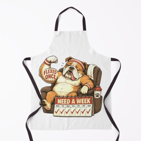 Item preview, Lazy Bulldog Rest Day Humor Gift designed and sold by Gentlestate.