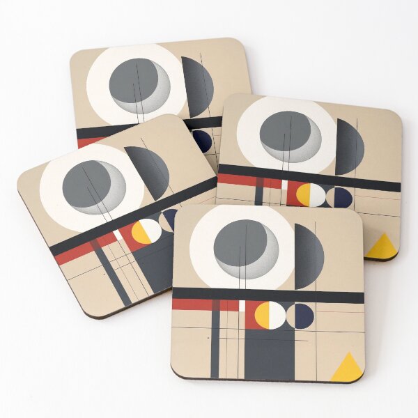 Item preview, Constructivist Abstract Geometry with Modern Minimal Shapes designed and sold by semenol.