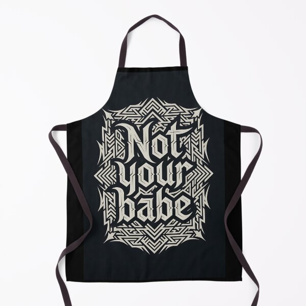 Item preview, Not Your Babe Ornate Tribal Typography designed and sold by HappyOops.