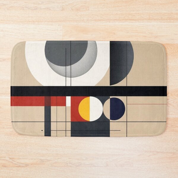 Item preview, Constructivist Abstract Geometry with Modern Minimal Shapes designed and sold by semenol.