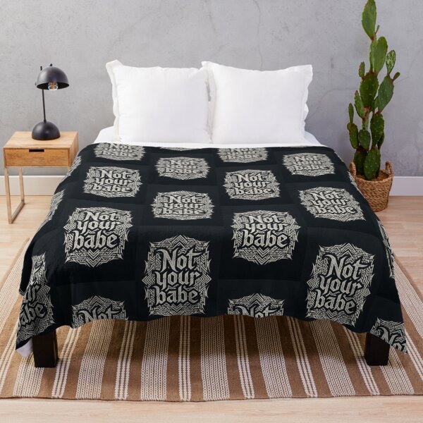 Item preview, Not Your Babe Ornate Tribal Typography designed and sold by HappyOops.