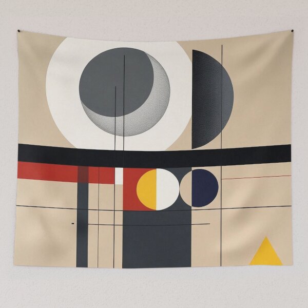 Item preview, Constructivist Abstract Geometry with Modern Minimal Shapes designed and sold by semenol.