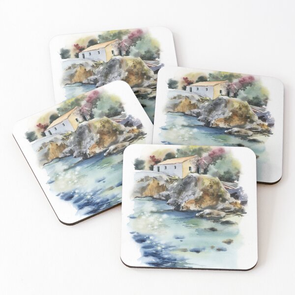 Item preview, Serene Waterside Cottage designed and sold by CanotStop.