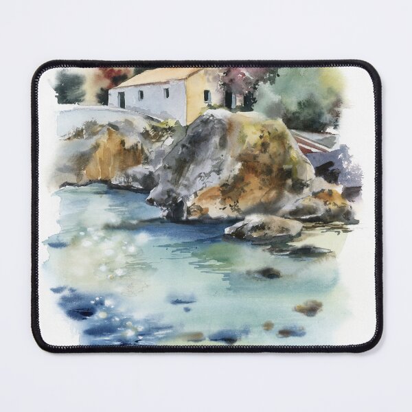 Item preview, Serene Waterside Cottage designed and sold by CanotStop.