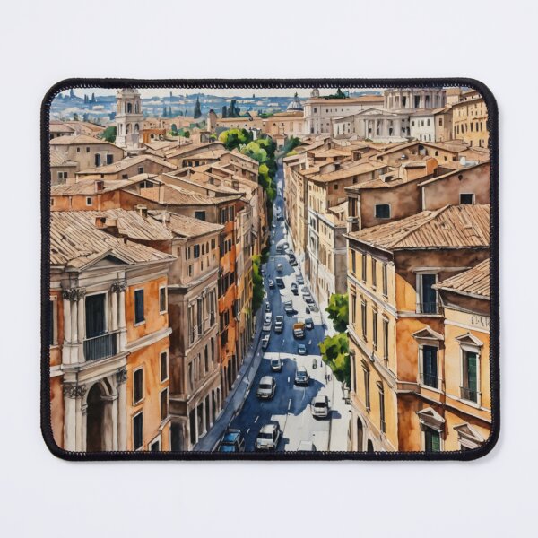 Item preview, St Peter Basilica Rome Italy Watercolor Cityscape Art designed and sold by UmSkelig834.