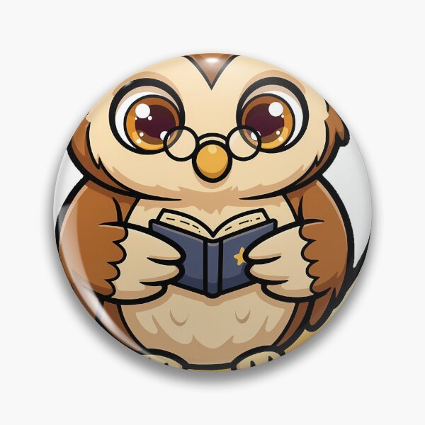 Item preview, Owl Reading on Moon designed and sold by pumsquare.