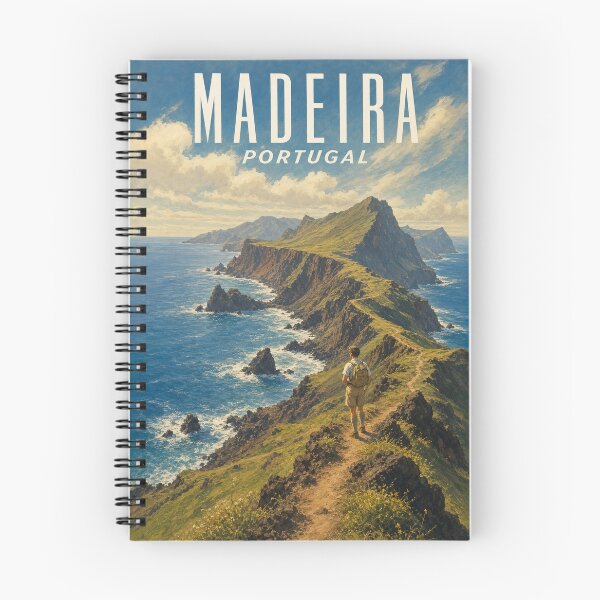 Item preview, Madeira Portugal Travel Souvenir - Vintage Illustration designed and sold by VisualArtsOasis.