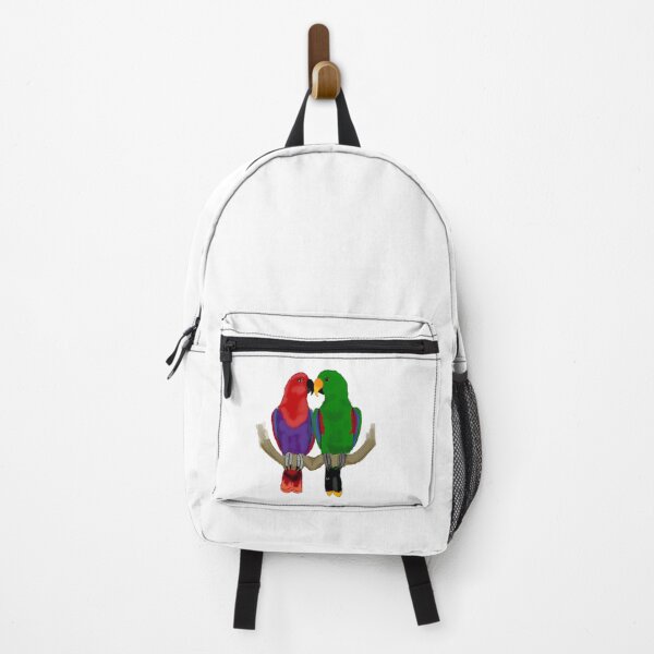 Item preview, Eclectus Parrot Pair Digital Illustration designed and sold by averyfoxdesigns.