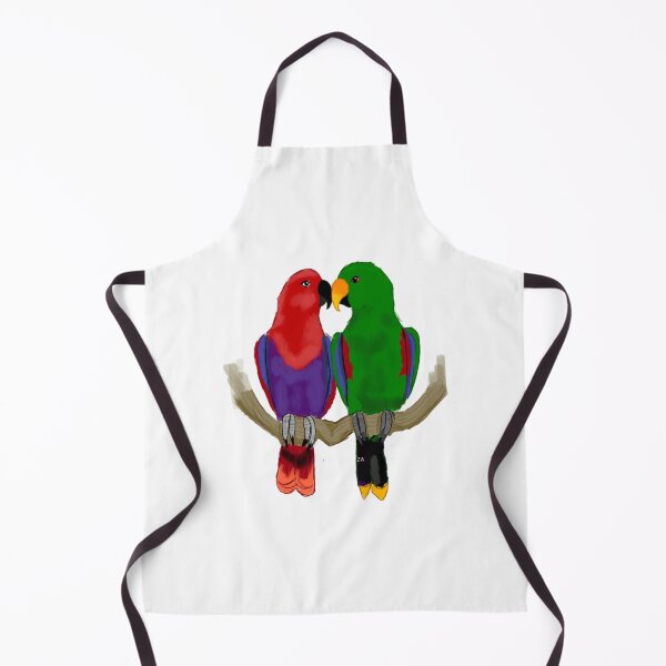 Item preview, Eclectus Parrot Pair Digital Illustration designed and sold by averyfoxdesigns.