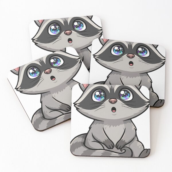 Item preview, Raccoon Watching Aurora designed and sold by pumsquare.