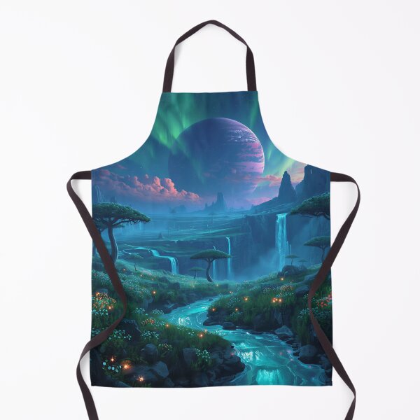 Item preview, Celestial Bloom Highlands Alien Fantasy Landscape designed and sold by Luminous Wilds.