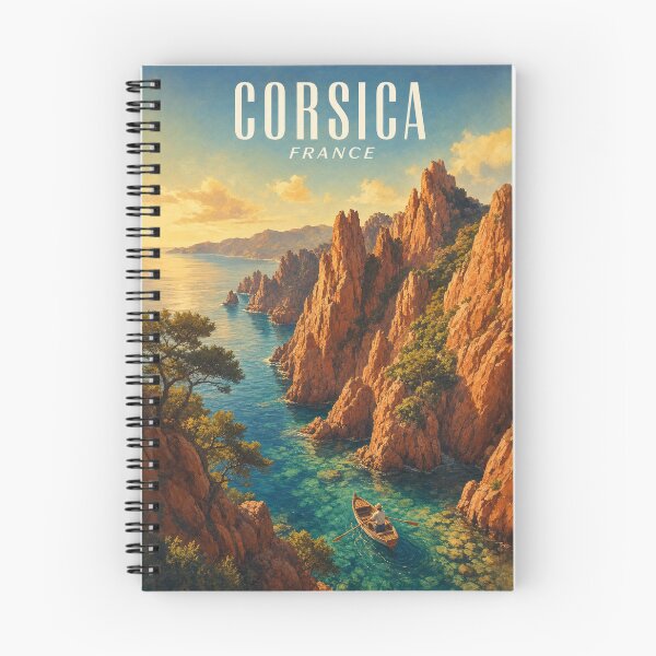 Item preview, Corsica France Travel Souvenir - Vintage Illustration designed and sold by VisualArtsOasis.