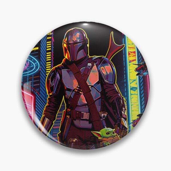 Item preview, Mando and Grogu designed and sold by Ligerheart designs.