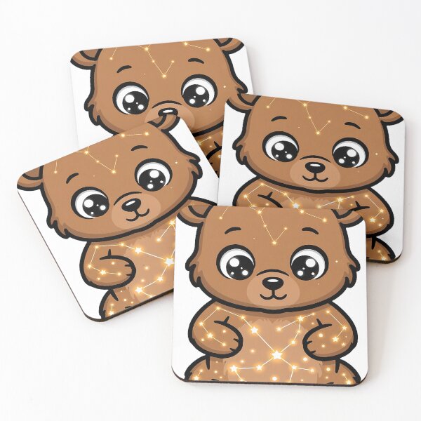 Item preview, Bear Cub with Constellation Fur designed and sold by pumsquare.