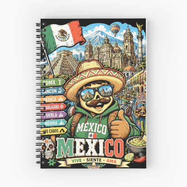 Item preview, Mexico Cultural Adventure Mariachi Travel Art designed and sold by AtuqStudio.