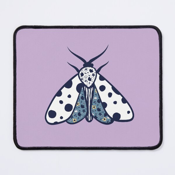 Item preview, White Spotted Floral Moth designed and sold by IvysCreativityHouse.
